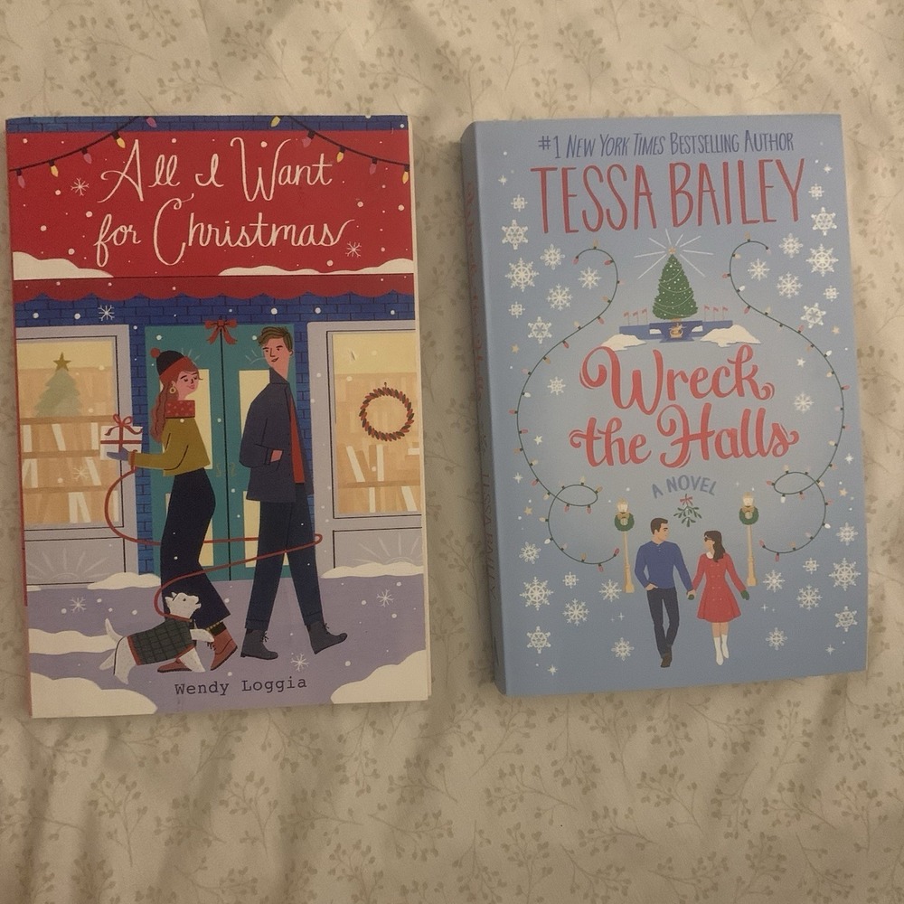 Lot Of 2 Christmas Novels: All I Want For Christmas & Wreck The Halls